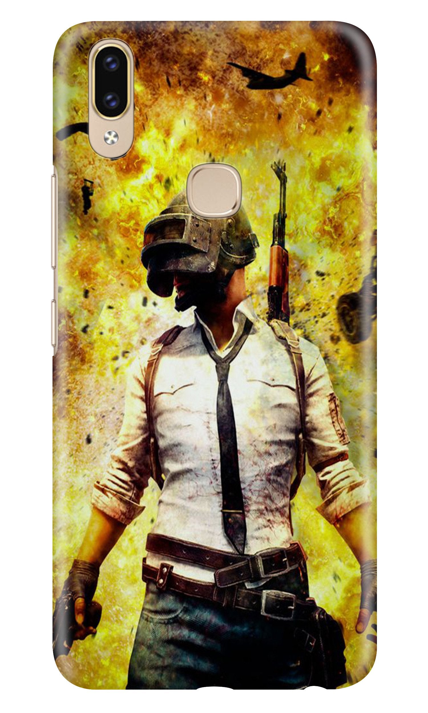 Pubg Mobile Back Case for Asus Zenfone Max Pro M2 (Design - 180) Pubg Case for Asus Zenfone Max Pro M2 (Design - 180)