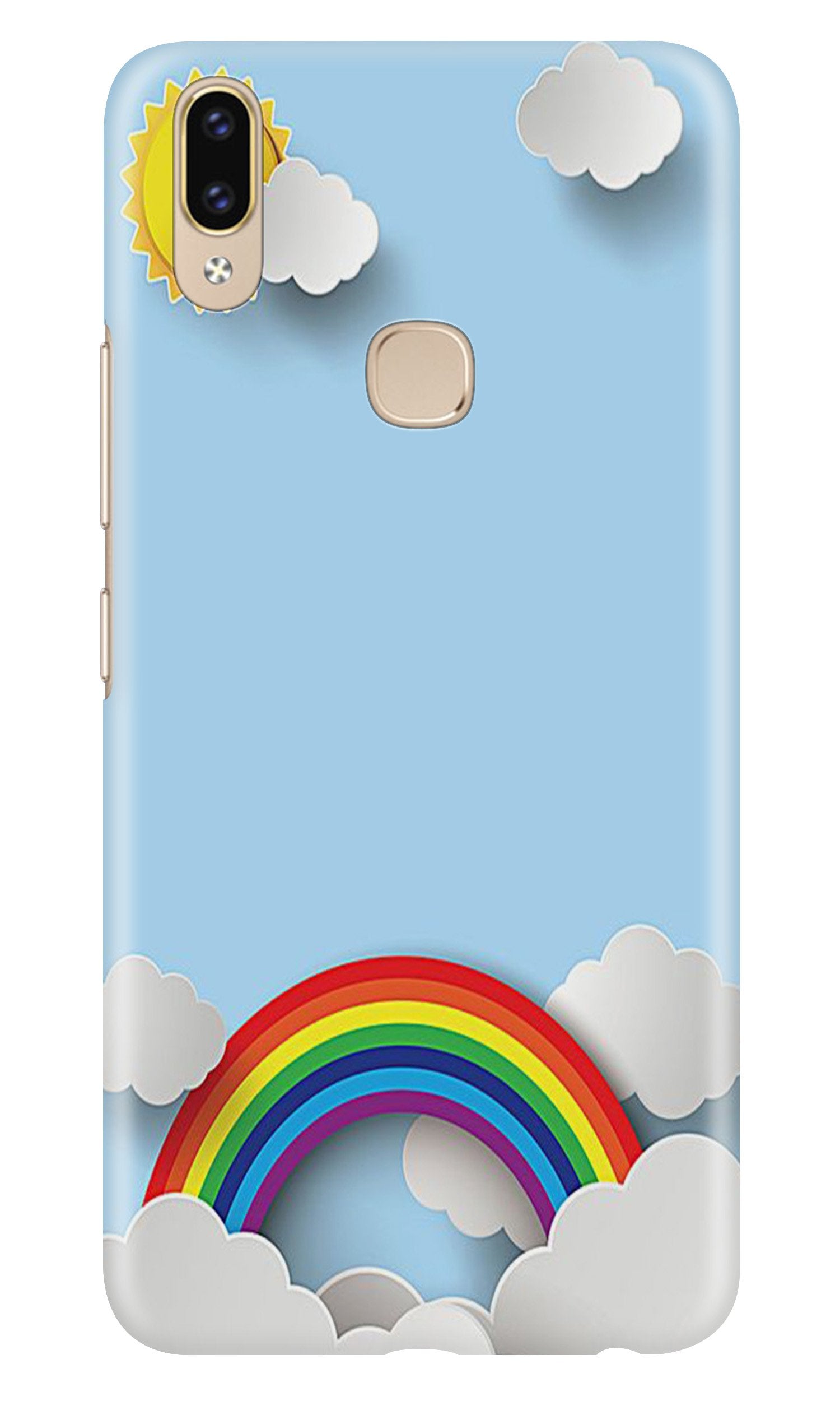 Rainbow Mobile Back Case for Asus Zenfone Max Pro M2 (Design - 225) Rainbow Case for Asus Zenfone Max Pro M2 (Design No. 225)