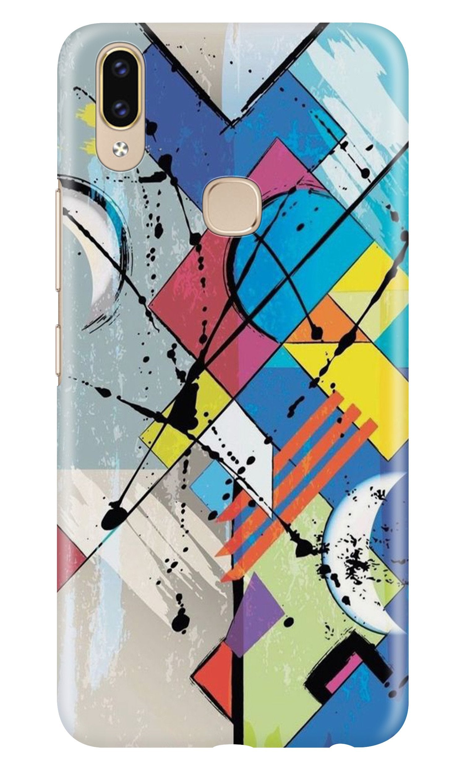 Modern Art Mobile Back Case for Asus Zenfone Max Pro M2 (Design - 235) Modern Art Case for Asus Zenfone Max Pro M2 (Design No. 235)