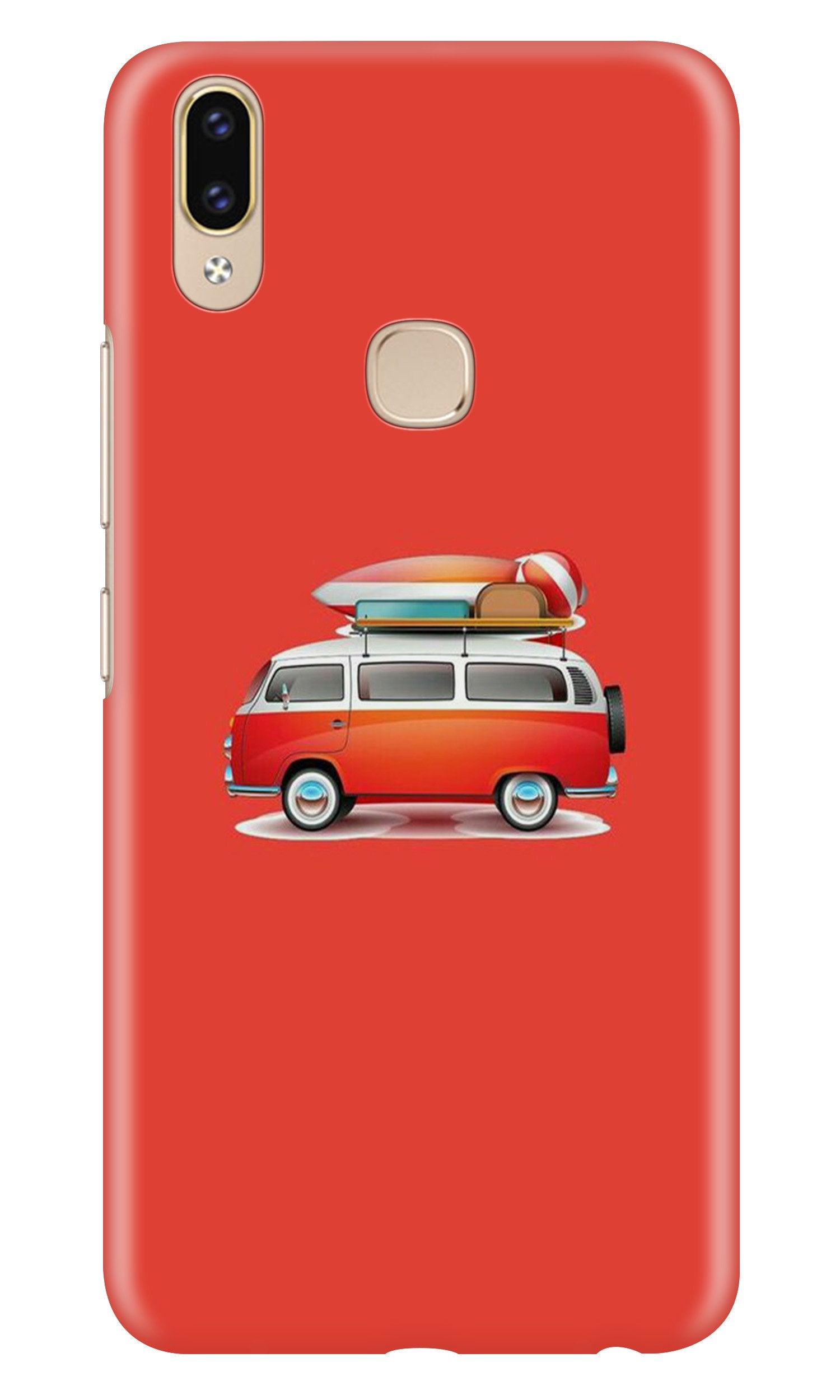 Travel Bus Mobile Back Case for Asus Zenfone Max Pro M2 (Design - 258) Travel Bus Case for Asus Zenfone Max Pro M2 (Design No. 258)