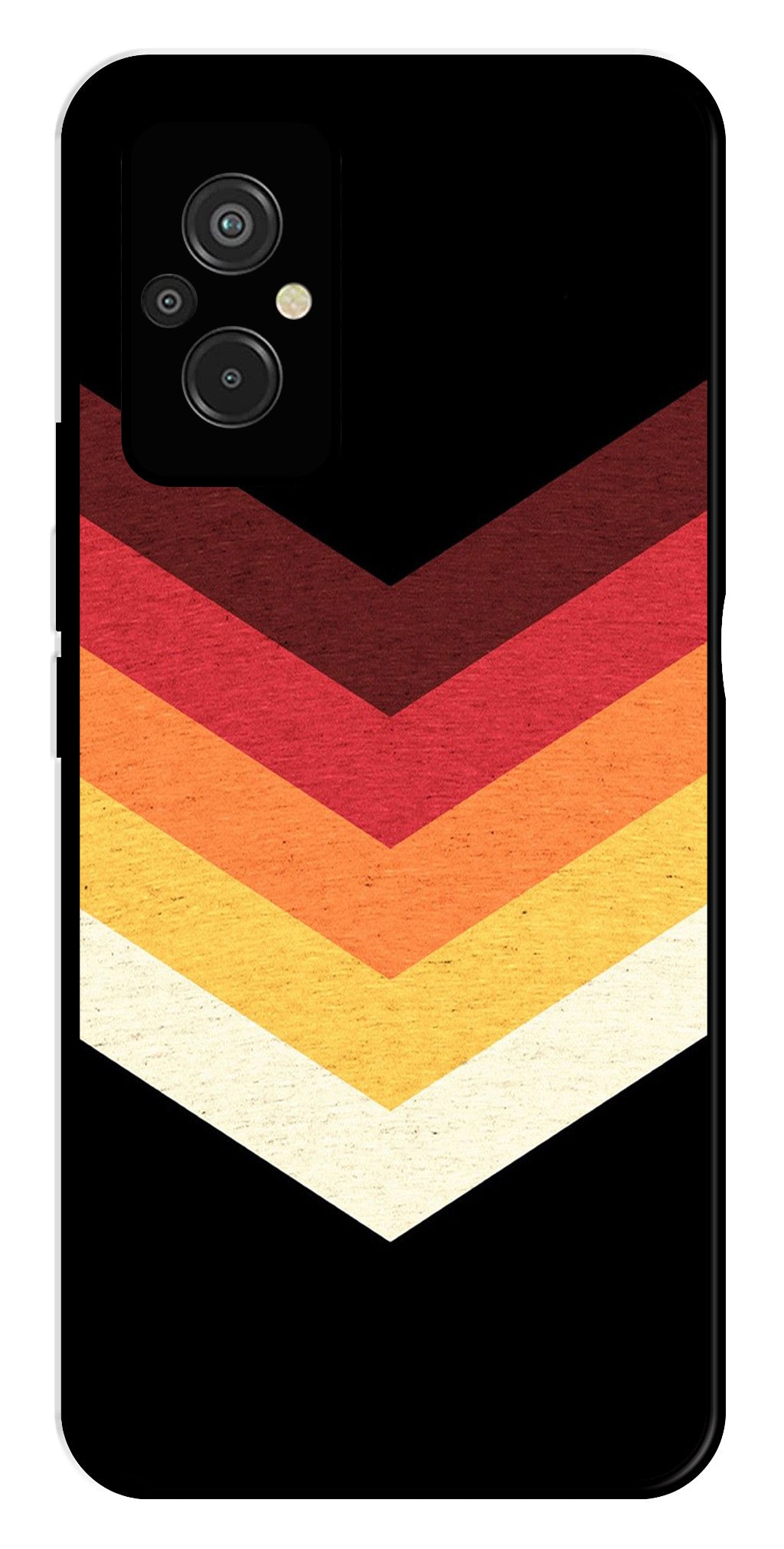 MultiColor Arrow Metal Mobile Case for Redmi 11 Prime MultiColor Arrow Metal Mobile Case for Redmi 11 Prime (Design No -04)