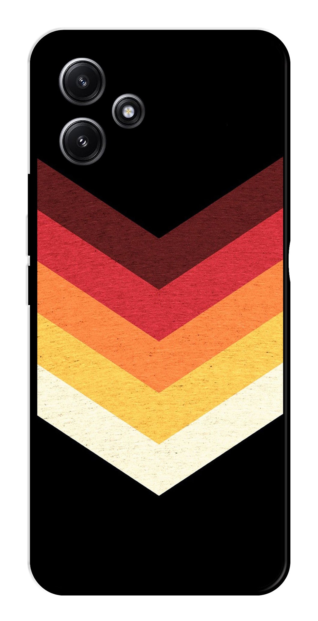 MultiColor Arrow Metal Mobile Case for Poco M6 Pro 5G MultiColor Arrow Metal Mobile Case for Poco M6 Pro 5G (Design No -04)