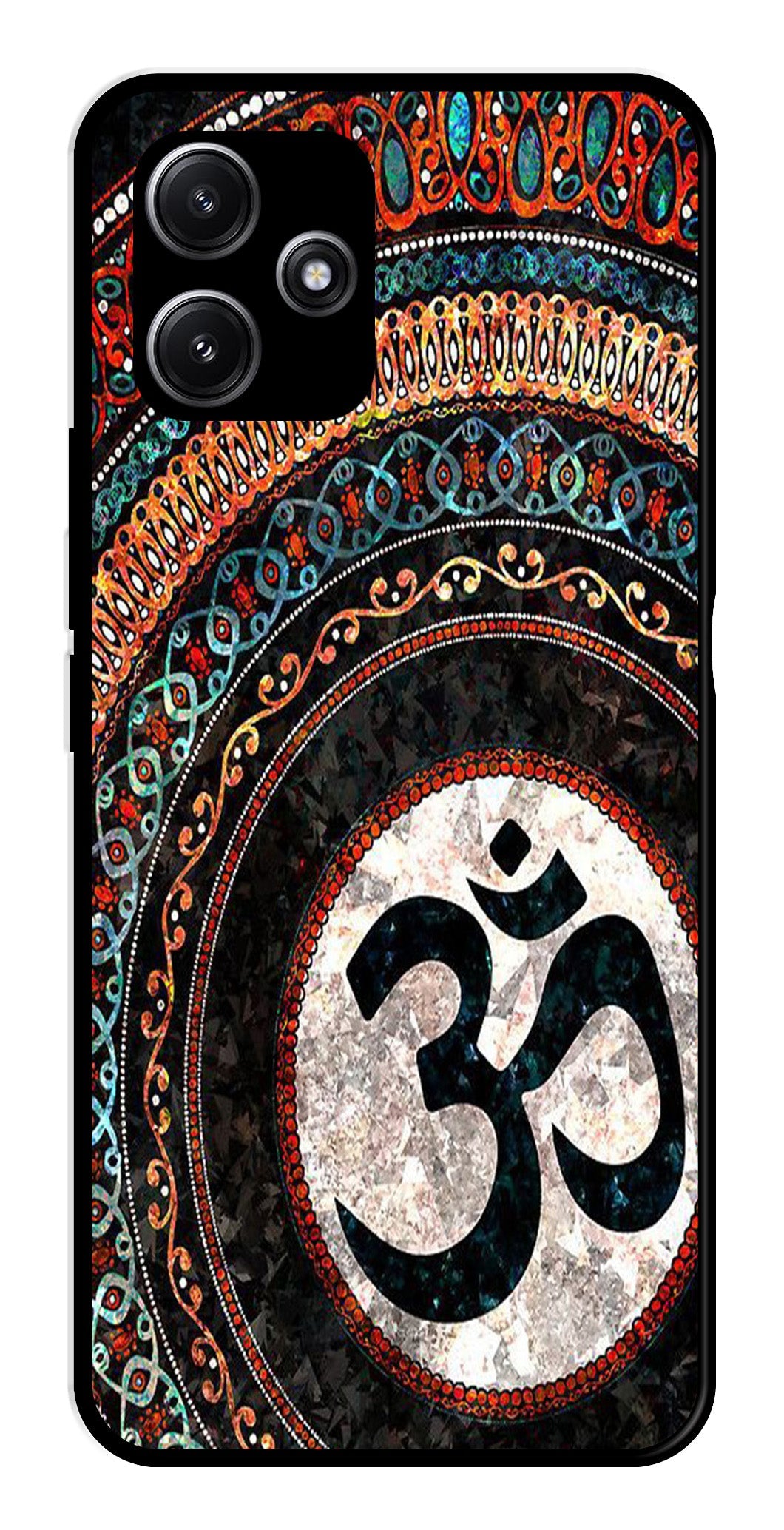 Oum Design Metal Mobile Case for Redmi 12 5G (Design No -15)