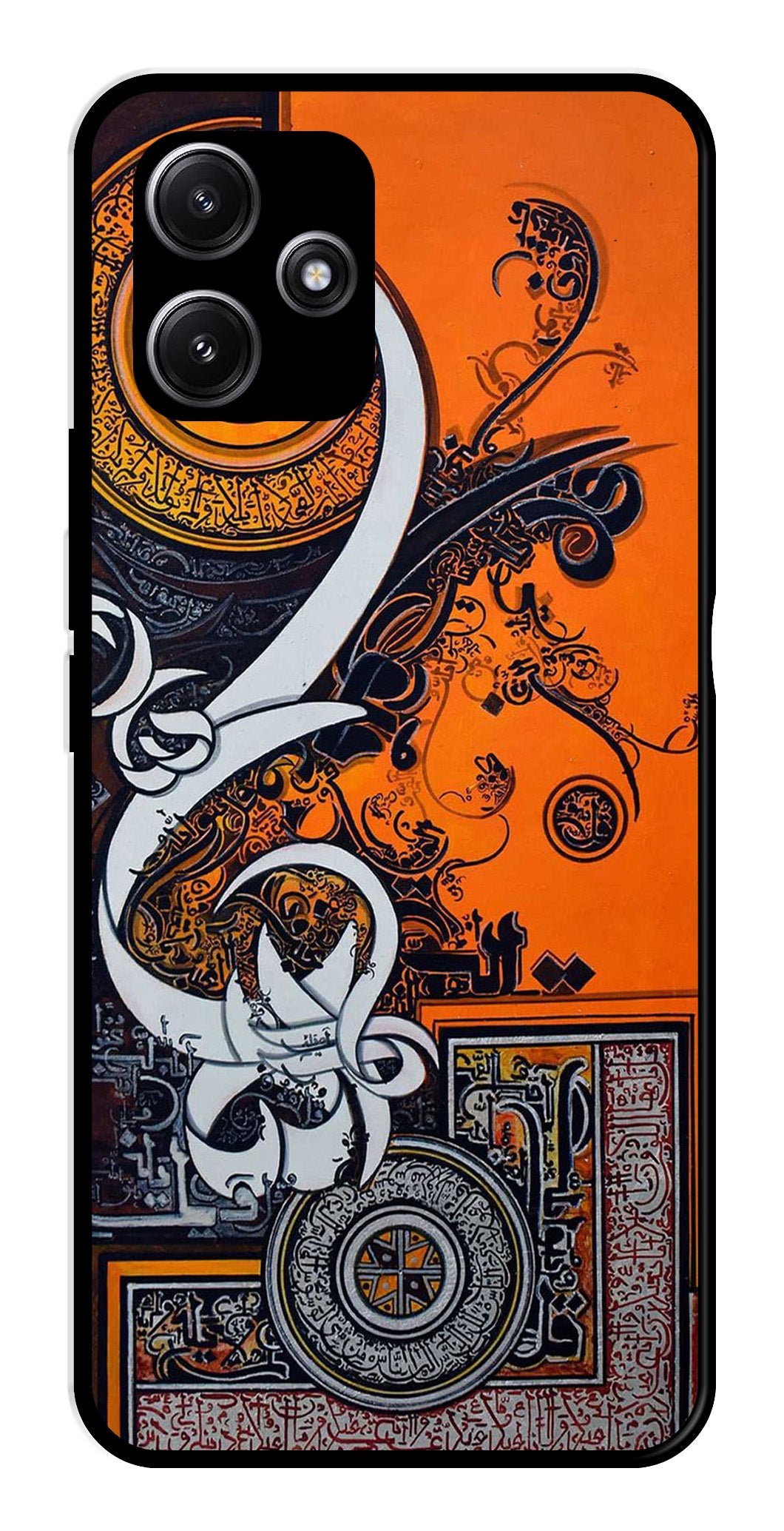 Qalander Art Metal Mobile Case for Poco M6 Pro 5G Qalander Art Metal Mobile Case for Poco M6 Pro 5G (Design No -16)