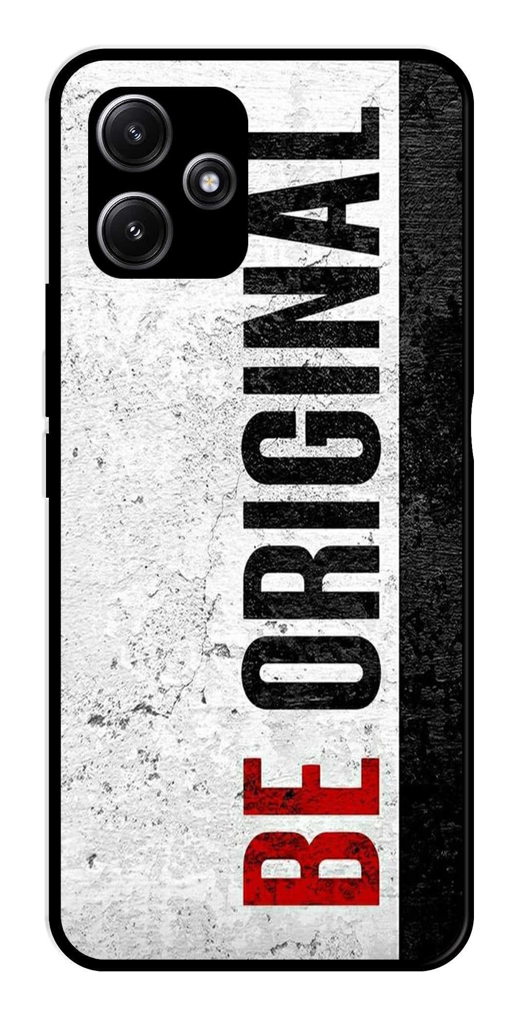 Be Original Metal Mobile Case for Poco M6 Pro 5G Be Original Metal Mobile Case for Poco M6 Pro 5G (Design No -38)