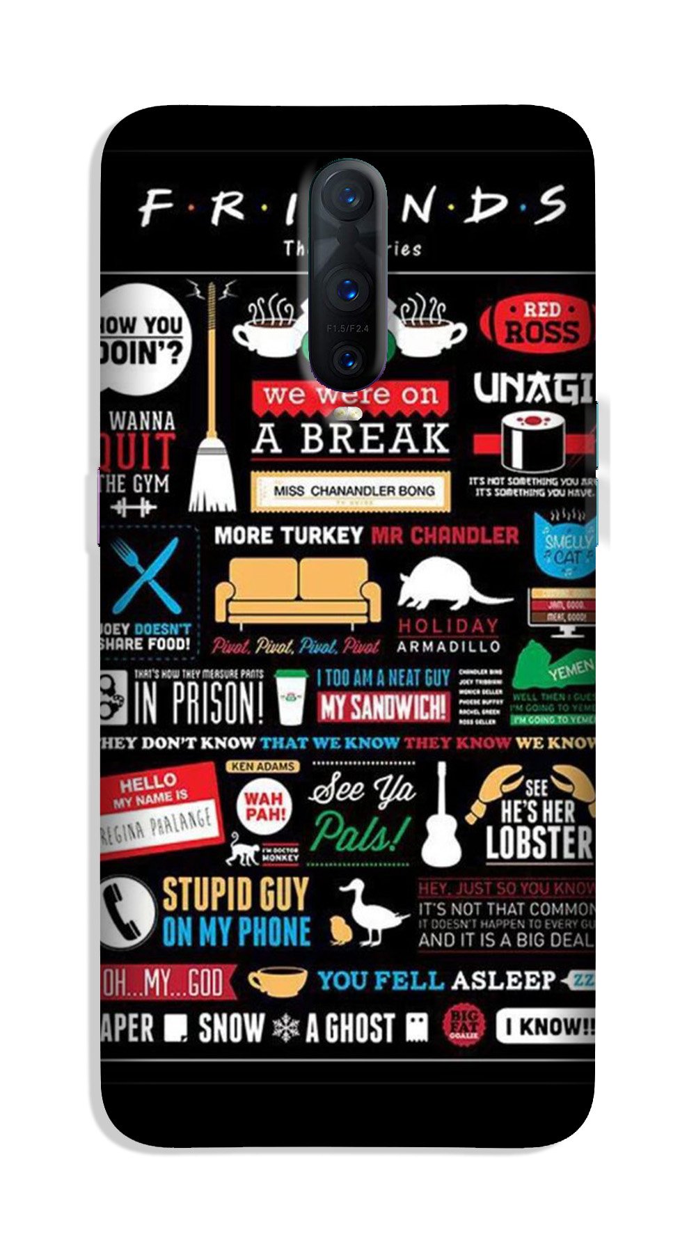 Friends Case for Oppo R17 Pro (Design - 145) Friends Case for Oppo R17 Pro (Design - 145)