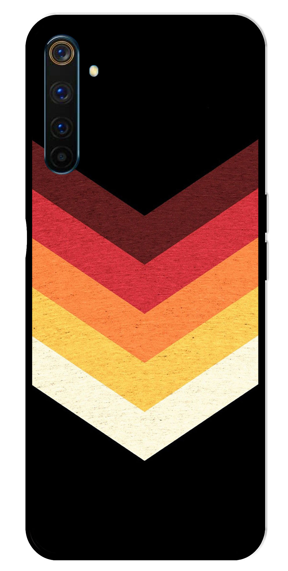 MultiColor Arrow Metal Mobile Case for Realme 6 Pro MultiColor Arrow Metal Mobile Case for Realme 6 Pro (Design No -04)