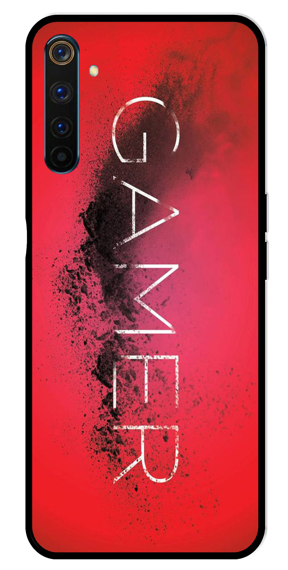 Gamer Pattern Metal Mobile Case for Realme 6 Pro Gamer Pattern Metal Mobile Case for Realme 6 Pro (Design No -41)