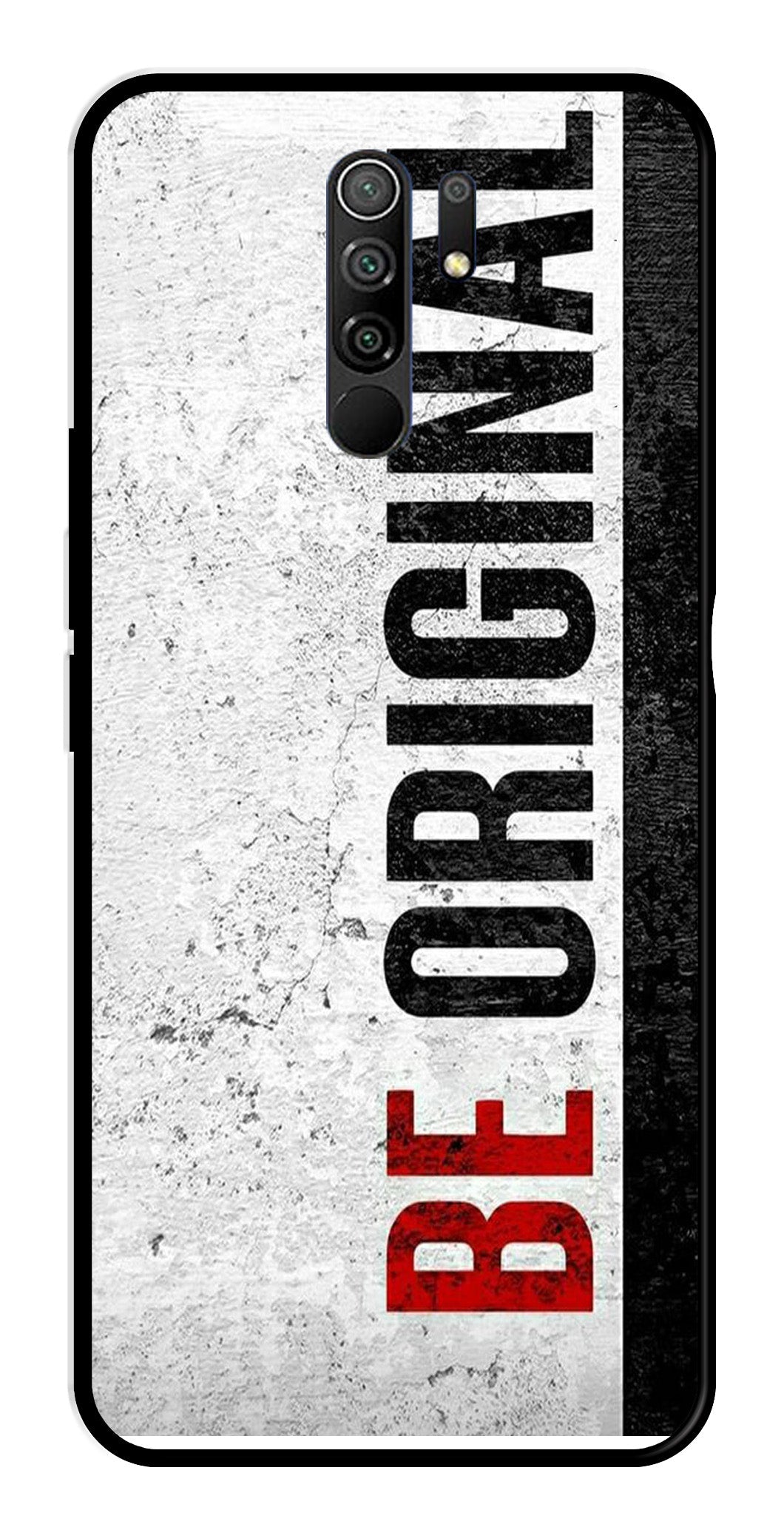 Be Original Metal Mobile Case for Redmi 9 Prime Be Original Metal Mobile Case for Redmi 9 Prime (Design No -38)