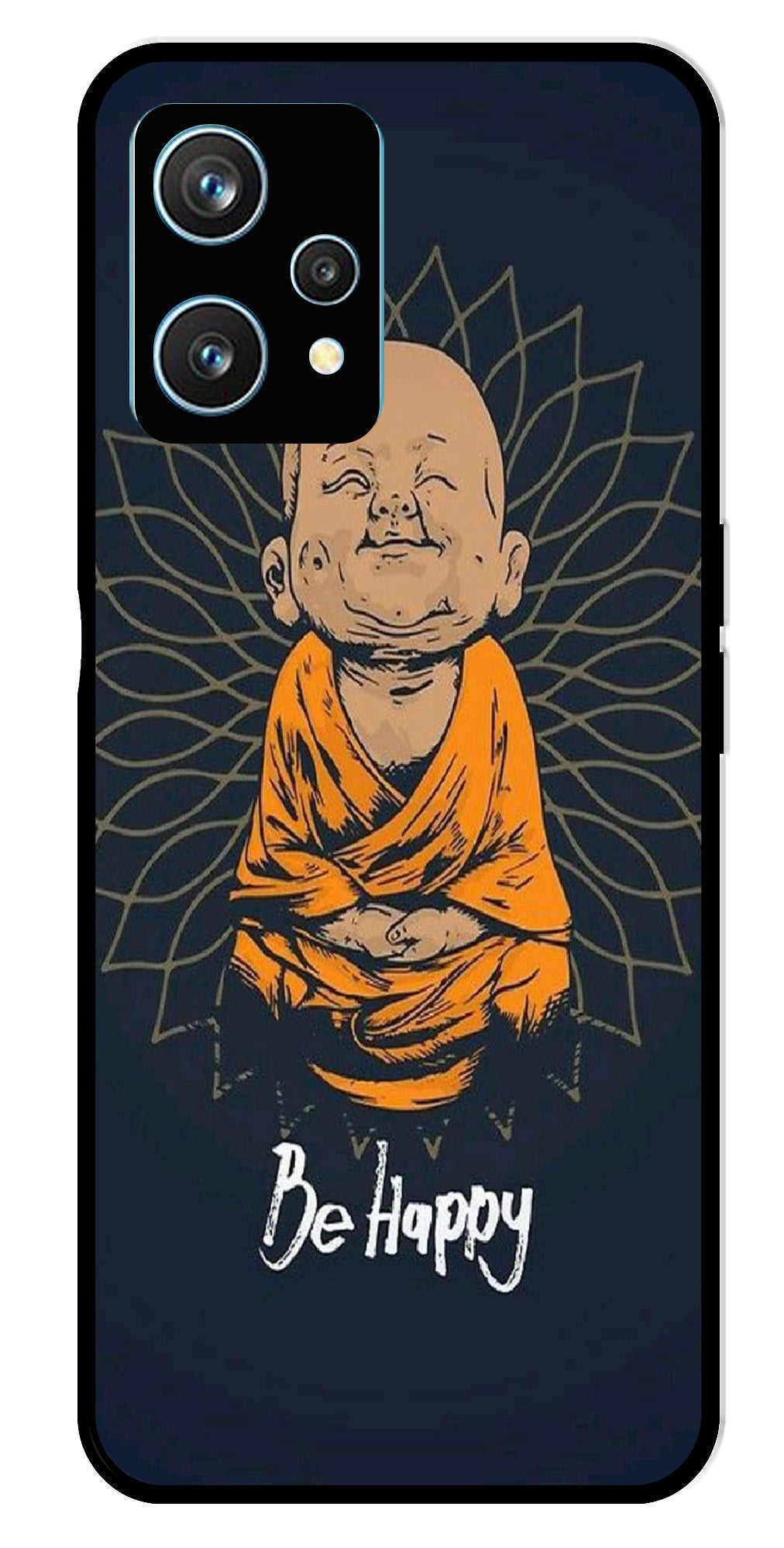 Be Happy Metal Mobile Case for Realme 9 Pro Plus 5G Be Happy Metal Mobile Case for Realme 9 Pro Plus 5G (Design No -27)