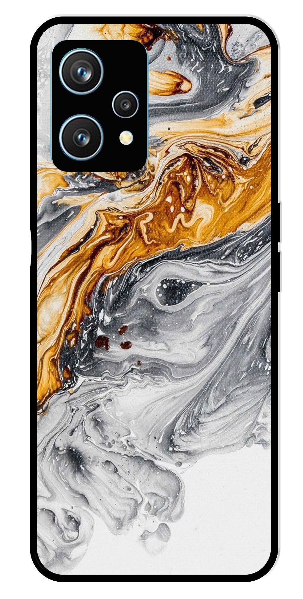 Marble Pattern Metal Mobile Case for Realme 9 Pro Plus 5G Marble Pattern Metal Mobile Case for Realme 9 Pro Plus 5G (Design No -36)