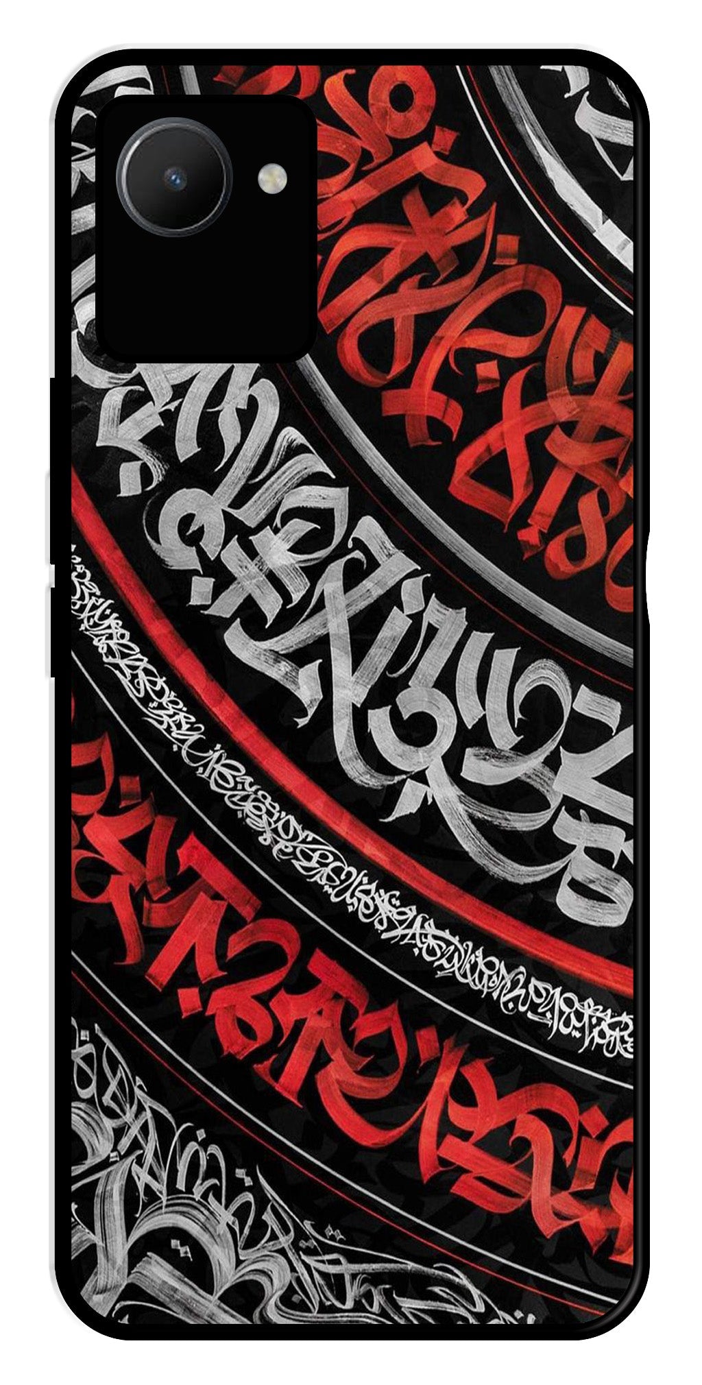 Qalander Art Metal Mobile Case for Realme C30s (Design No -49)