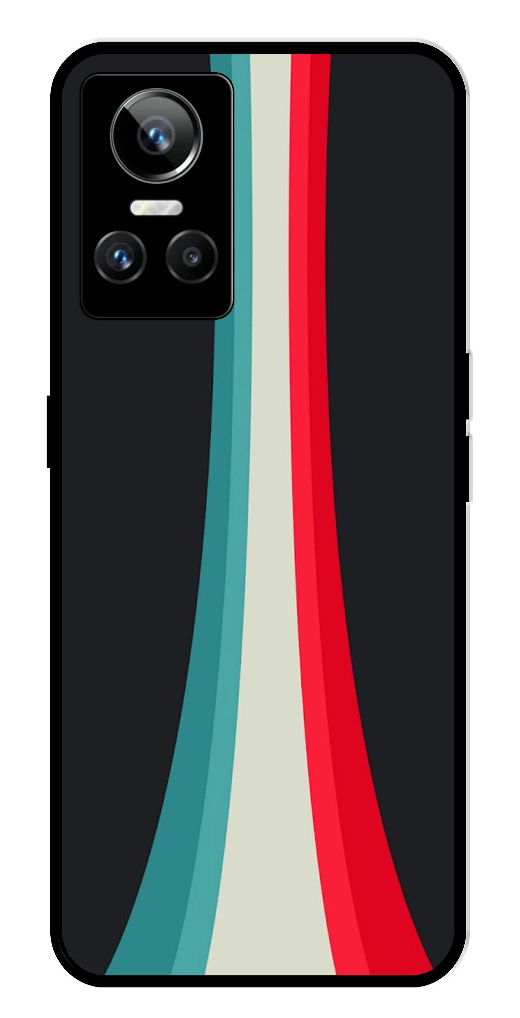 Modern Art Colorful Metal Mobile Case for Realme GT Neo 3 Modern Art Colorful Metal Mobile Case for Realme GT Neo 3 (Design No -48)