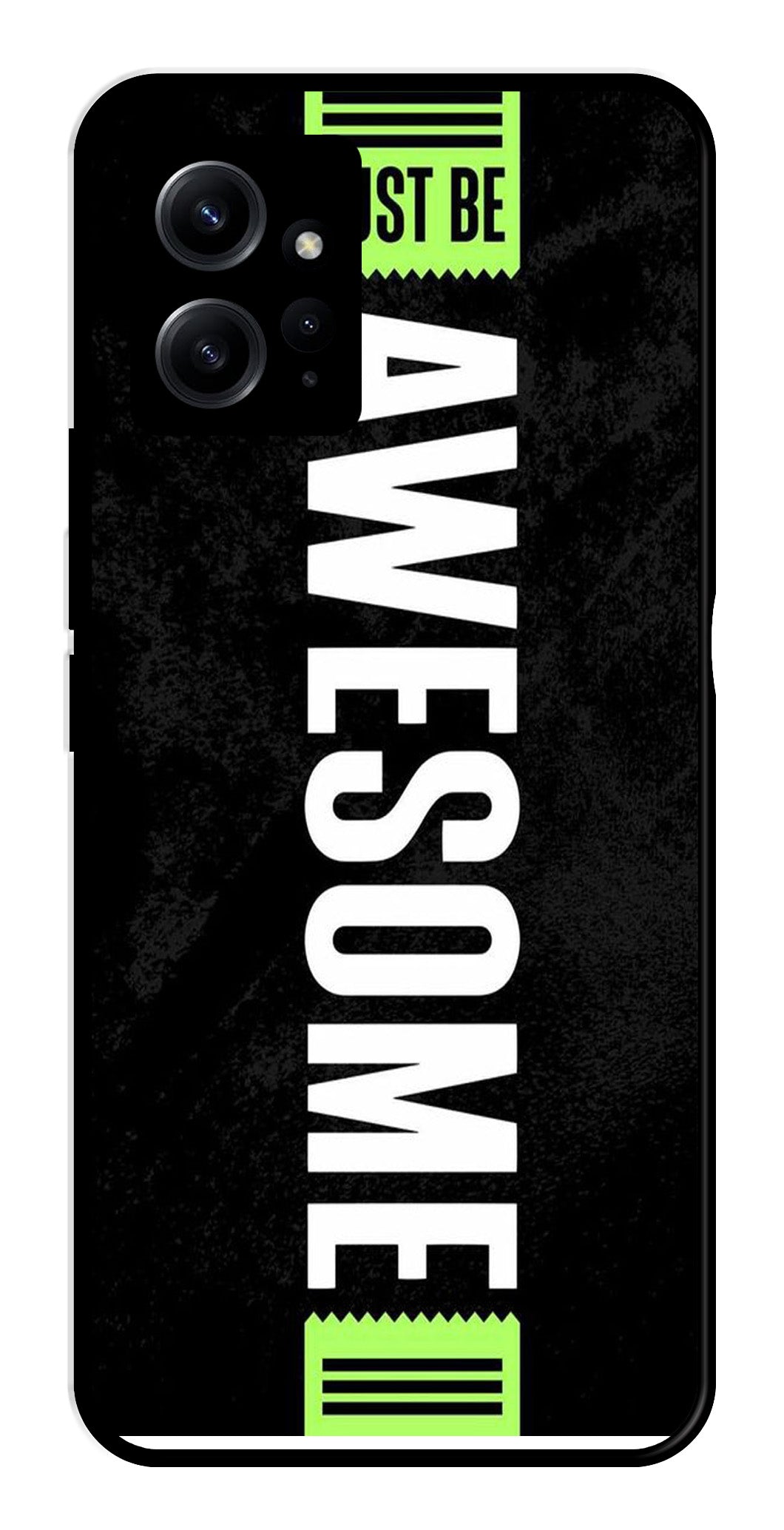 Awesome Metal Mobile Case for Redmi Note 12 4G Awesome Metal Mobile Case for Redmi Note 12 4G (Design No -33)