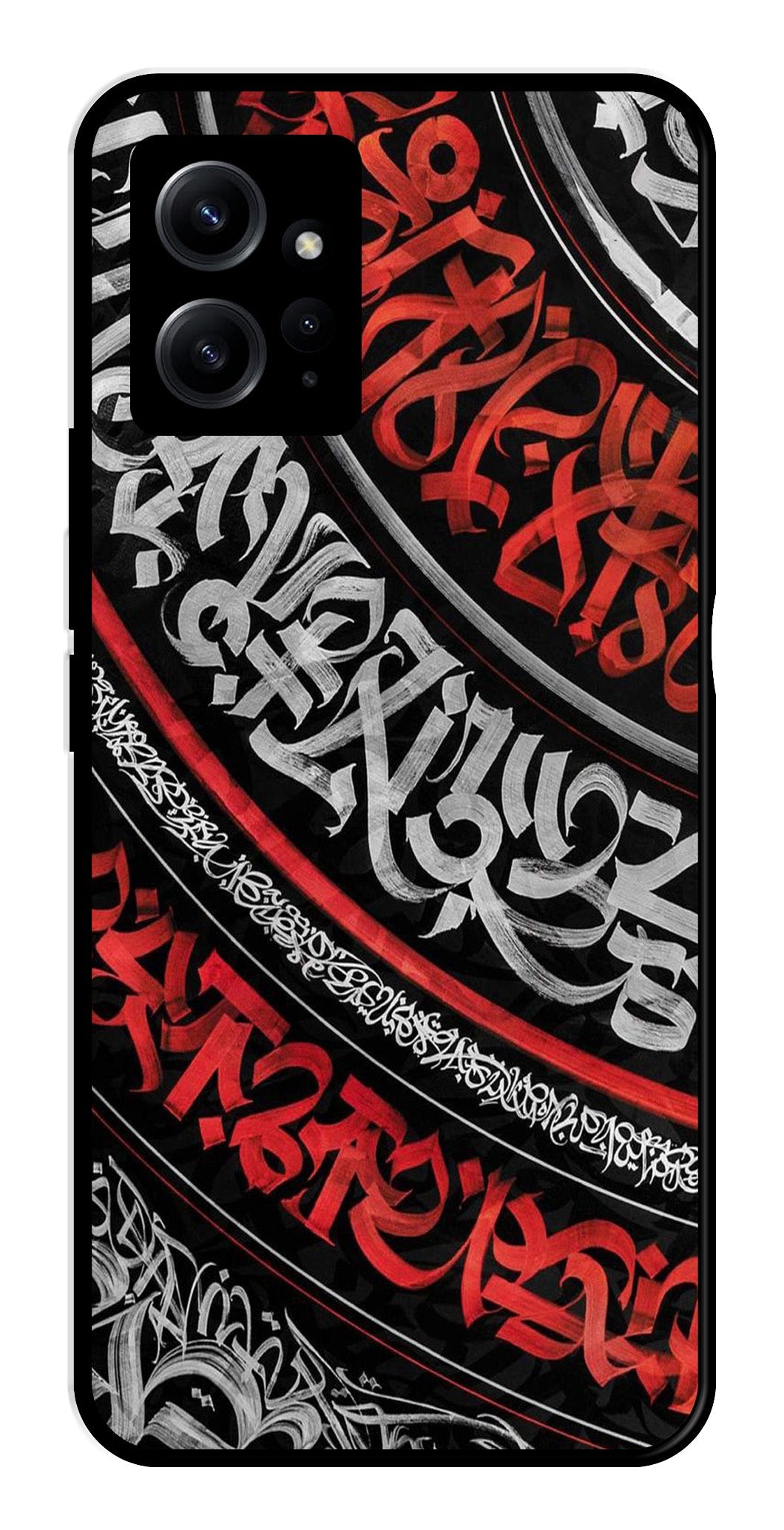 Qalander Art Metal Mobile Case for Redmi Note 12 4G Qalander Art Metal Mobile Case for Redmi Note 12 4G (Design No -49)