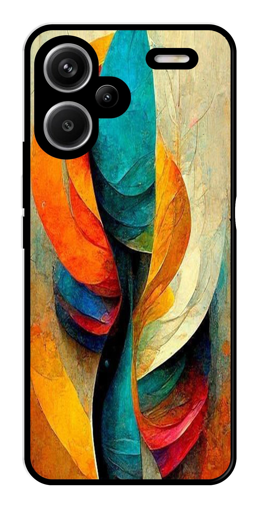 Modern Art Metal Mobile Case for Redmi Note 13 Pro Plus 5G Modern Art Metal Mobile Case for Redmi Note 13 Pro Plus 5G (Design No -11)