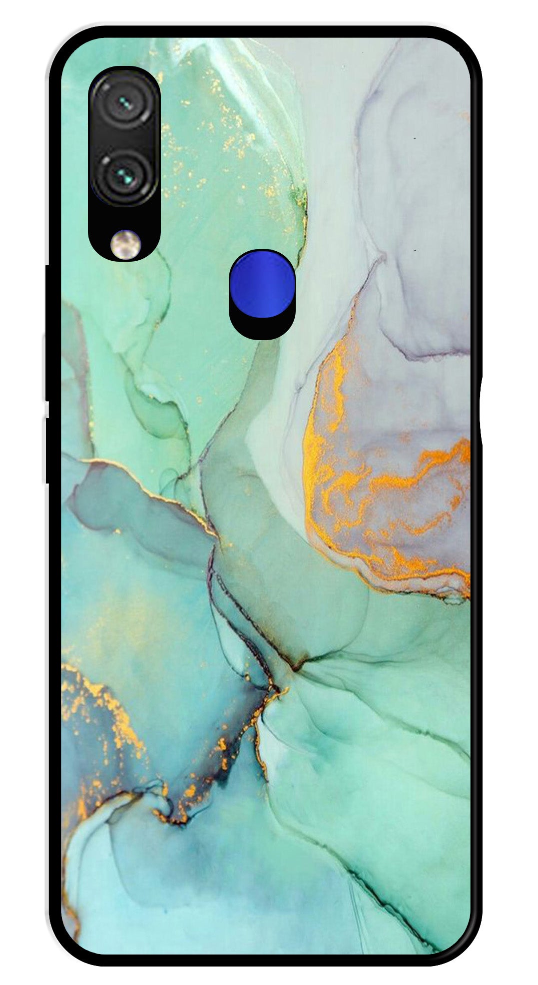 Marble Design Metal Mobile Case for Redmi Note 7 Marble Design Metal Mobile Case for Redmi Note 7 (Design No -46)