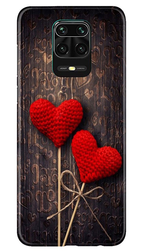 Red Hearts Mobile Back Case for Redmi Note 10 Lite (Design - 80) Red Hearts Case for Redmi Note 10 Lite