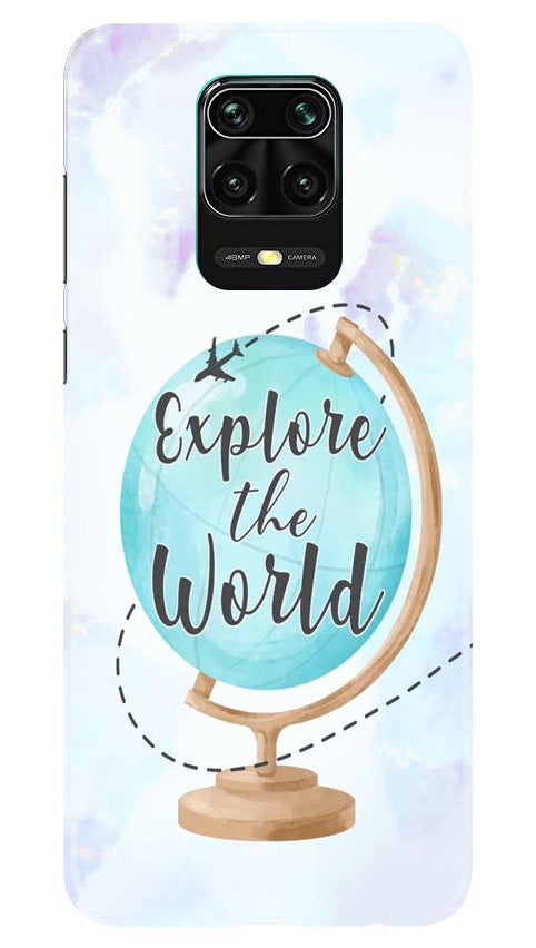 Explore the World Mobile Back Case for Redmi Note 10 Lite (Design - 207) Explore the World Case for Redmi Note 10 Lite (Design No. 207)