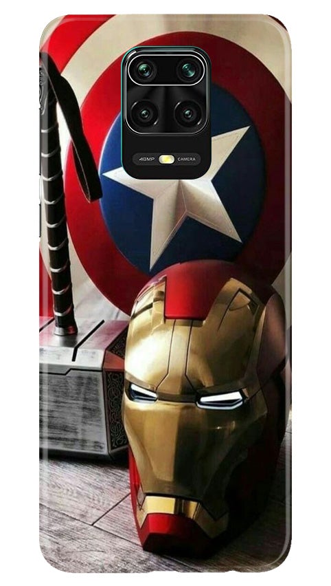 Ironman Captain America Mobile Back Case for Redmi Note 10 Lite (Design - 254) Ironman Captain America Case for Redmi Note 10 Lite (Design No. 254)