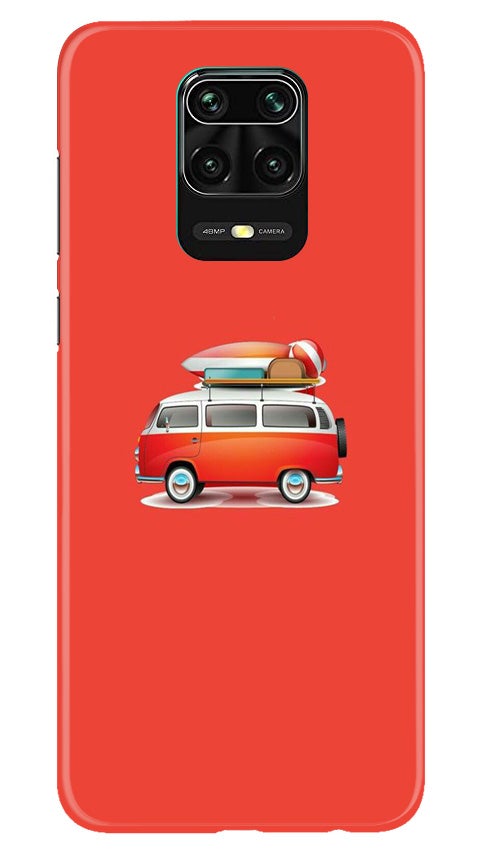 Travel Bus Mobile Back Case for Redmi Note 10 Lite (Design - 258) Travel Bus Case for Redmi Note 10 Lite (Design No. 258)
