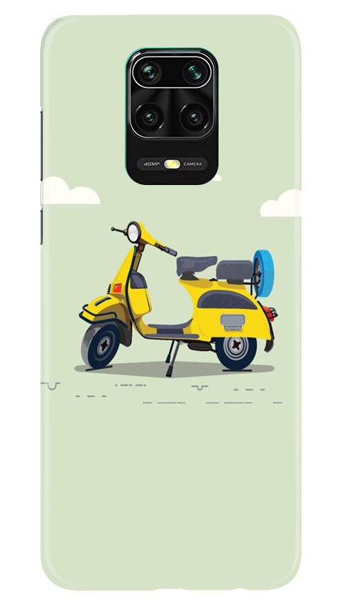Vintage Scooter Mobile Back Case for Redmi Note 10 Lite (Design - 260) Vintage Scooter Case for Redmi Note 10 Lite (Design No. 260)