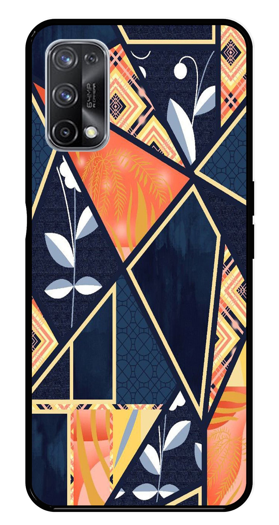 Marble Design Metal Mobile Case for Realme X7 Pro Marble Design Metal Mobile Case for Realme X7 Pro (Design No -07)