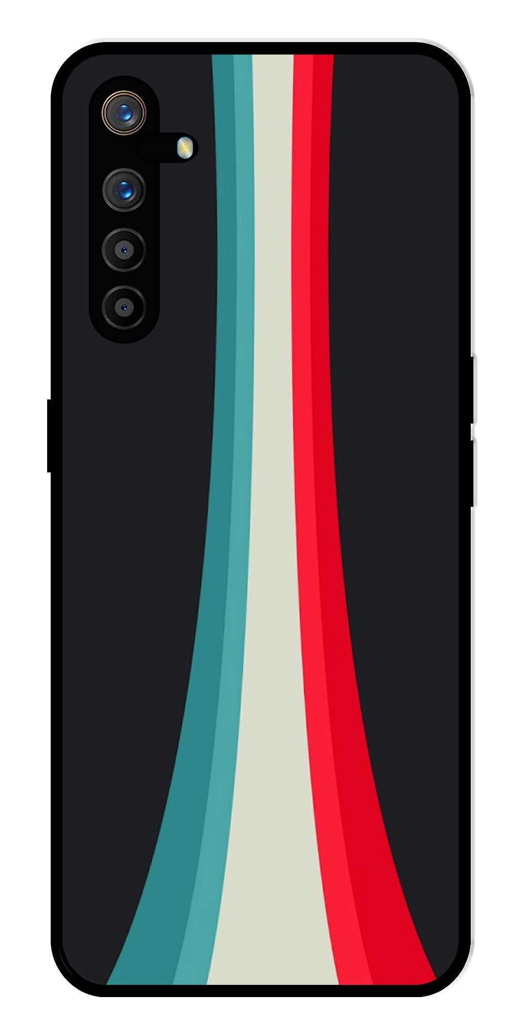 Modern Art Colorful Metal Mobile Case for Realme XT Modern Art Colorful Metal Mobile Case for Realme XT (Design No -48)