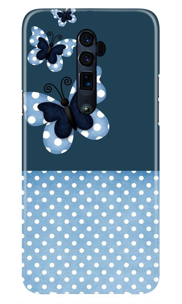 White dots Butterfly Case for Oppo Reno2 Z White dots Butterfly Case for Oppo Reno2 Z