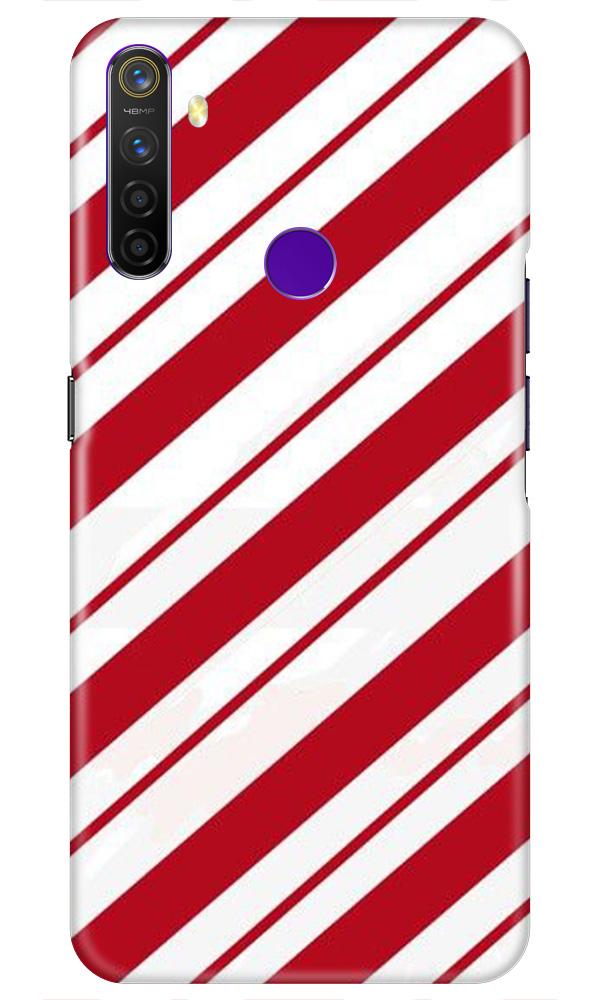 Red White Mobile Back Case for Realme 5s (Design - 44) Red White Case for Realme 5s