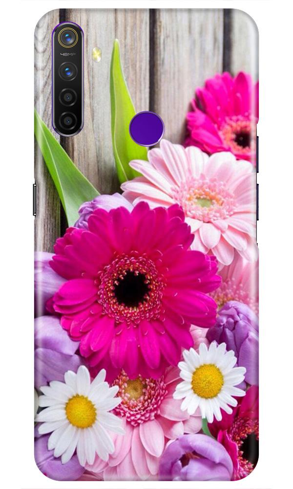 Coloful Daisy2 Mobile Back Case for Realme 5s (Design - 76) Coloful Daisy2 Case for Realme 5s
