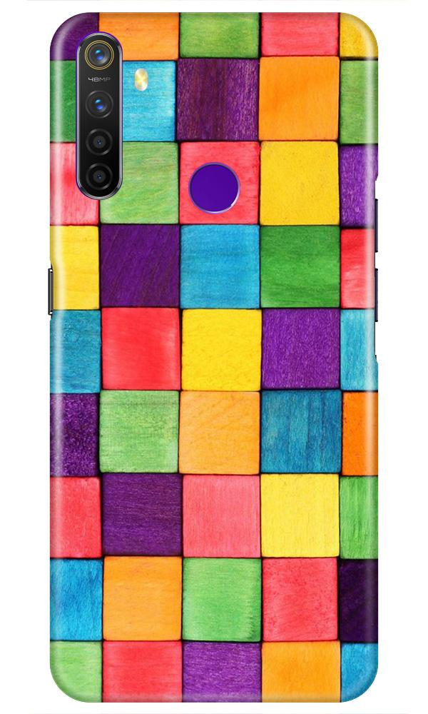 Colorful Square Mobile Back Case for Realme 5s (Design - 218) Colorful Square Case for Realme 5s (Design No. 218)