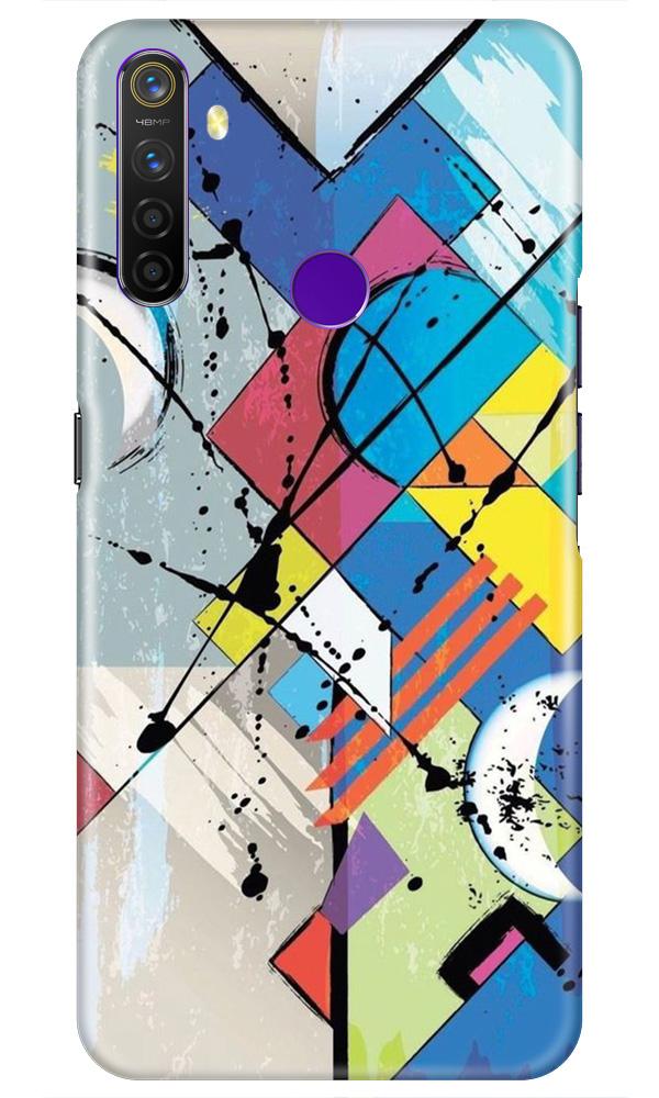 Modern Art Mobile Back Case for Realme 5s (Design - 235) Modern Art Case for Realme 5s (Design No. 235)