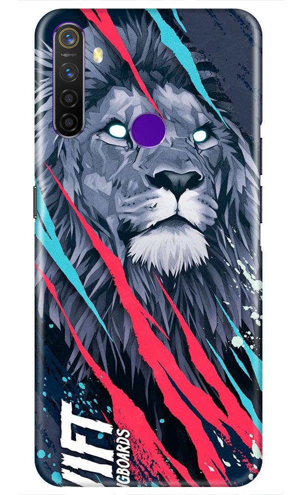 Lion Mobile Back Case for Realme 5s (Design - 278) Lion Case for Realme 5s (Design No. 278)