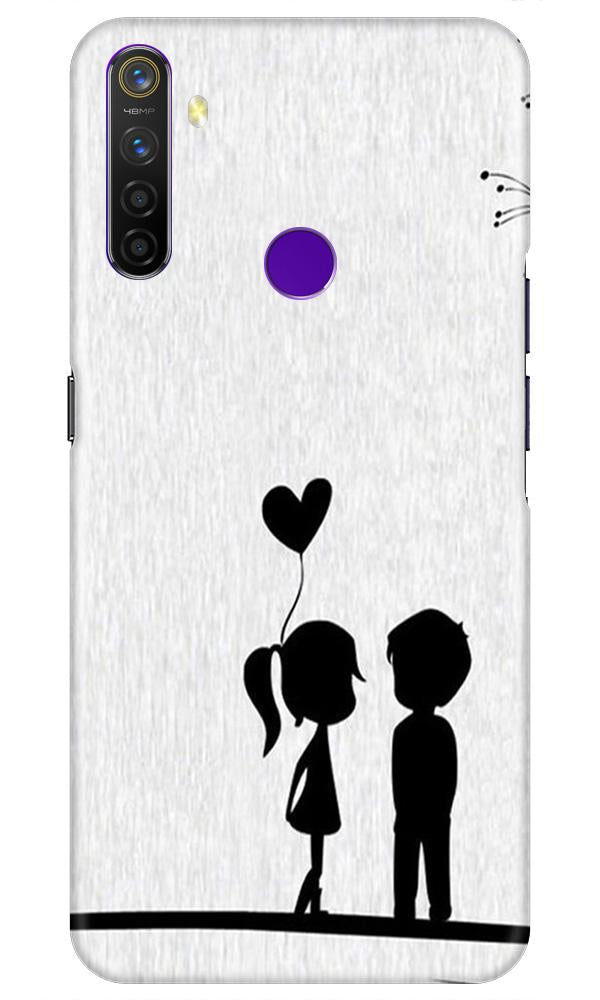 Cute Kid Couple Mobile Back Case for Realme 5s (Design - 283) Cute Kid Couple Case for Realme 5s (Design No. 283)