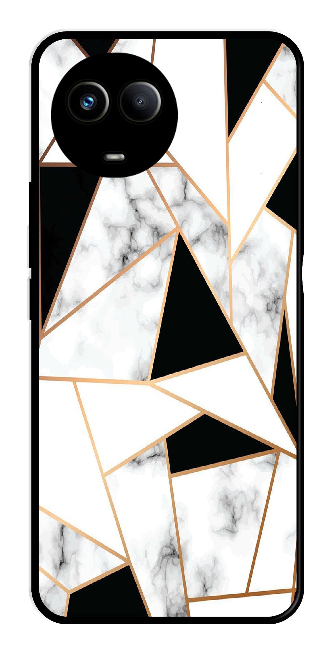 Marble Design2 Metal Mobile Case for Realme 11 5G Marble Design2 Metal Mobile Case for Realme 11 5G (Design No -08)