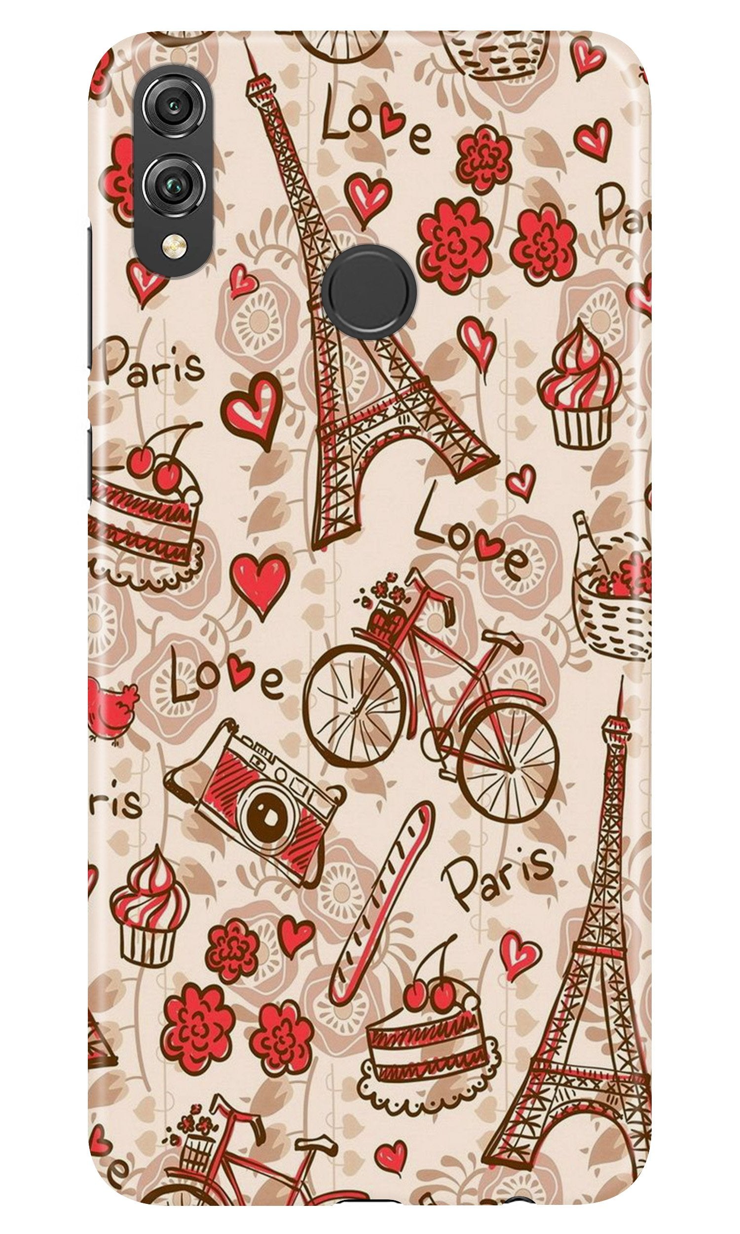 Love Paris Case for Realme 3 (Design - 103) Love Paris Case for Realme 3 (Design - 103)