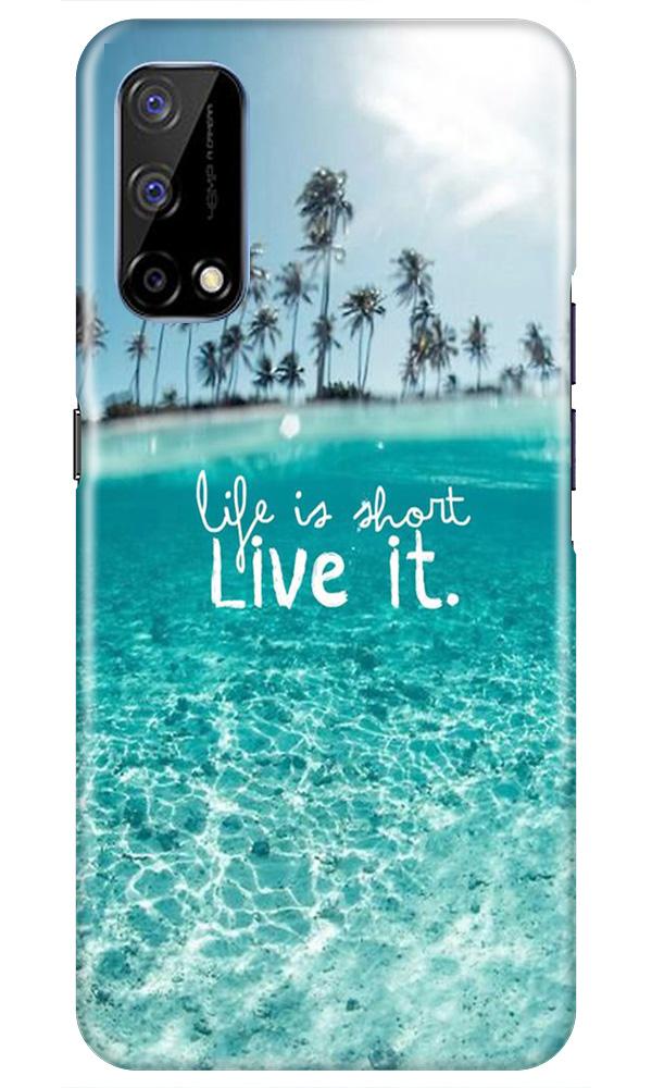 Life is short live it Mobile Back Case for Realme Narzo 30 Pro (Design - 45) Life is short live it Case for Realme Narzo 30 Pro