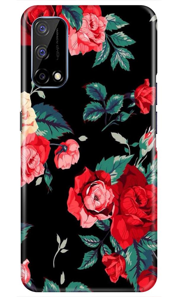 Red Rose2 Mobile Back Case for Realme Narzo 30 Pro (Design - 81) Red Rose2 Case for Realme Narzo 30 Pro