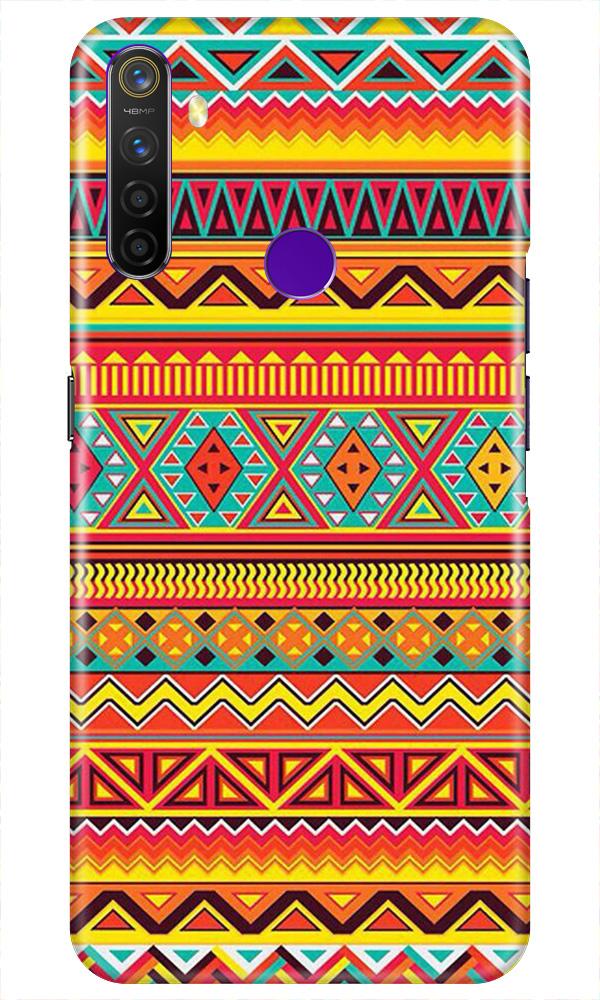Zigzag line pattern Mobile Back Case for Realme 5i (Design - 4) Zigzag line pattern Case for Realme 5i