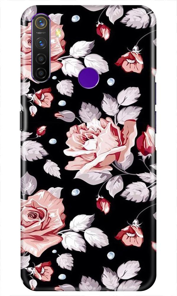 Pink rose Mobile Back Case for Realme 5i (Design - 12) Pink rose Case for Realme 5i