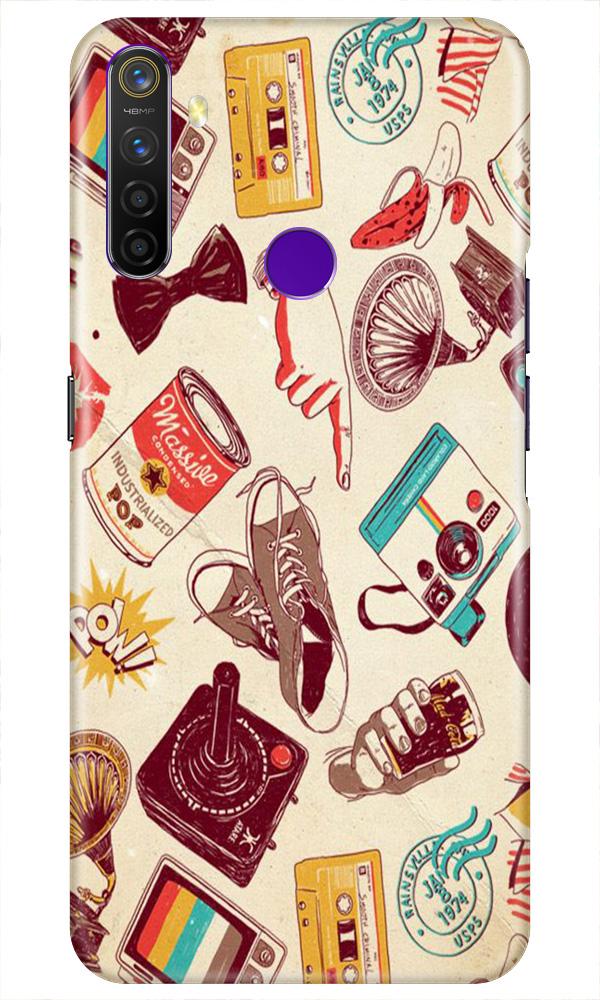 Vintage Mobile Back Case for Realme 5i (Design - 35) Vintage Case for Realme 5i