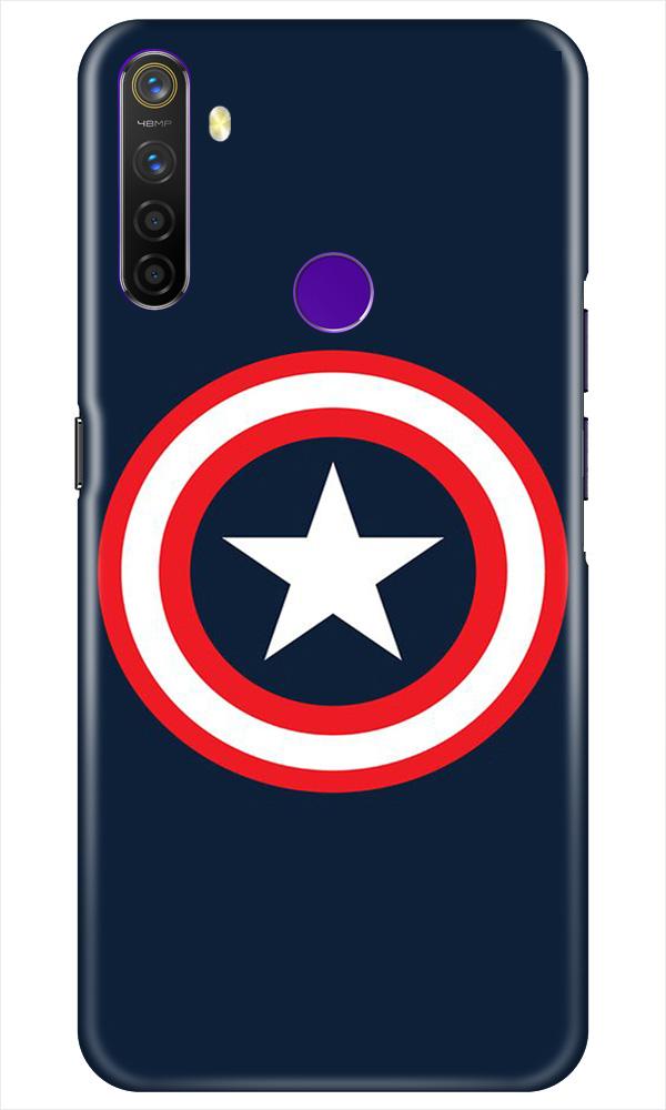 Captain America Mobile Back Case for Realme 5i (Design - 42) Captain America Case for Realme 5i