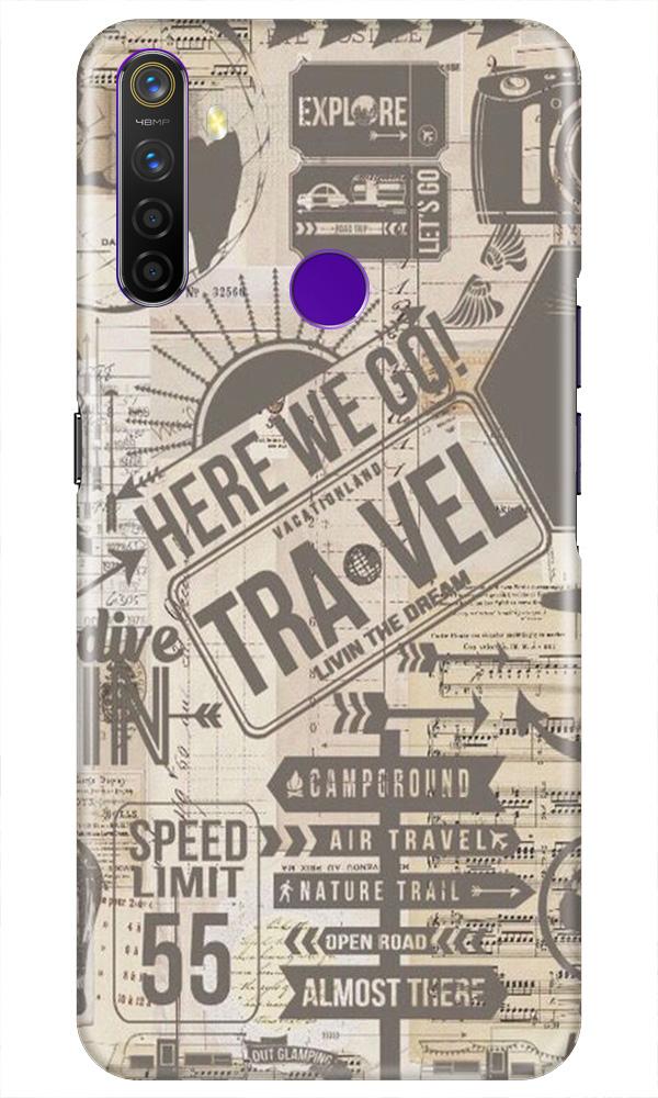 Travel Mobile Back Case for Realme 5i (Design - 104) Travel Case for Realme 5i (Design - 104)
