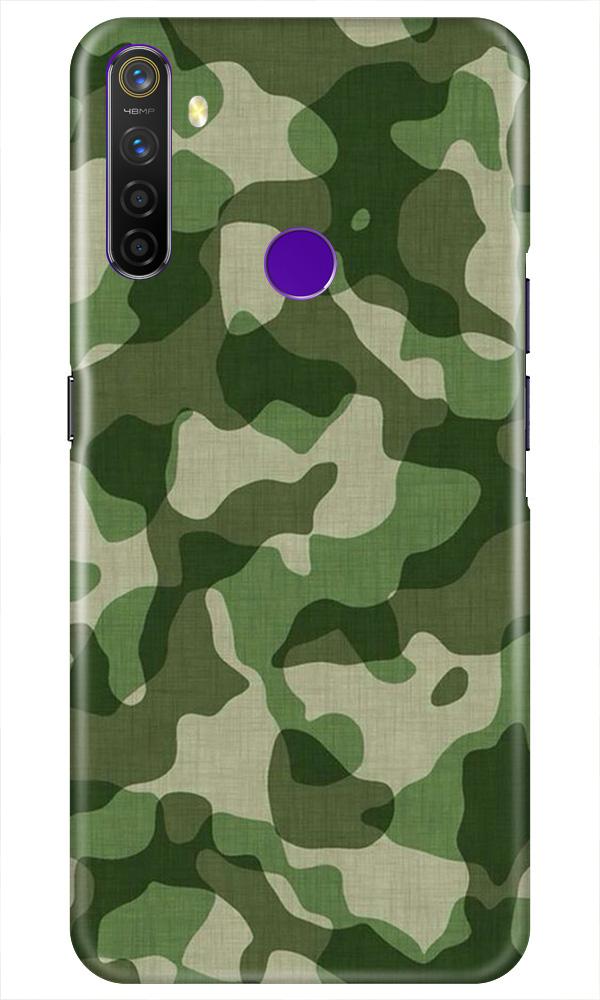 Army Camouflage Mobile Back Case for Realme 5i (Design - 106) Army Camouflage Case for Realme 5i (Design - 106)