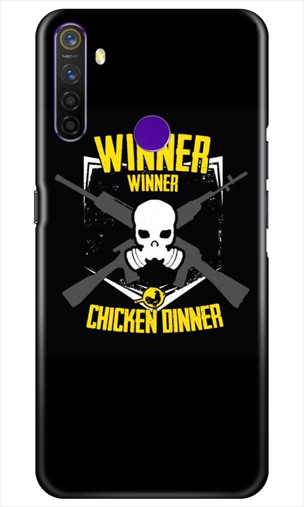 Winner Winner Chicken Dinner Mobile Back Case for Realme 5i (Design - 178) Winner Winner Chicken Dinner Case for Realme 5i (Design - 178)