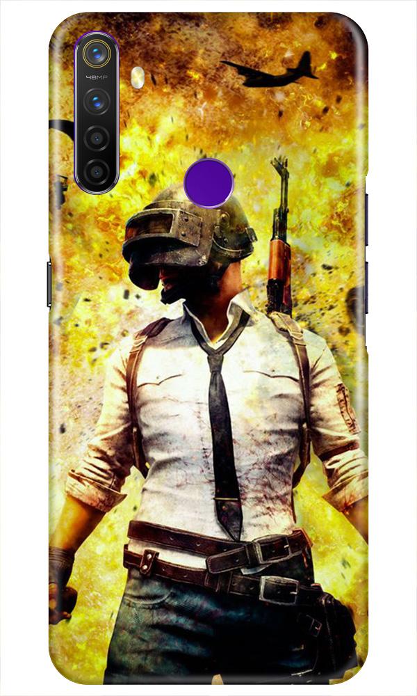 Pubg Mobile Back Case for Realme 5i (Design - 180) Pubg Case for Realme 5i (Design - 180)