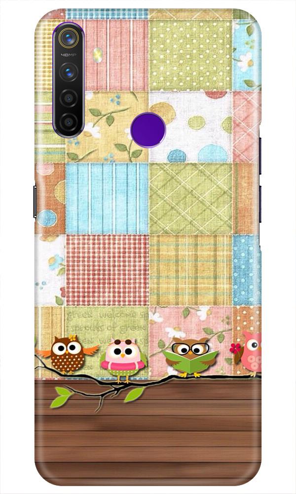 Owls Mobile Back Case for Realme 5i (Design - 202) Owls Case for Realme 5i (Design - 202)