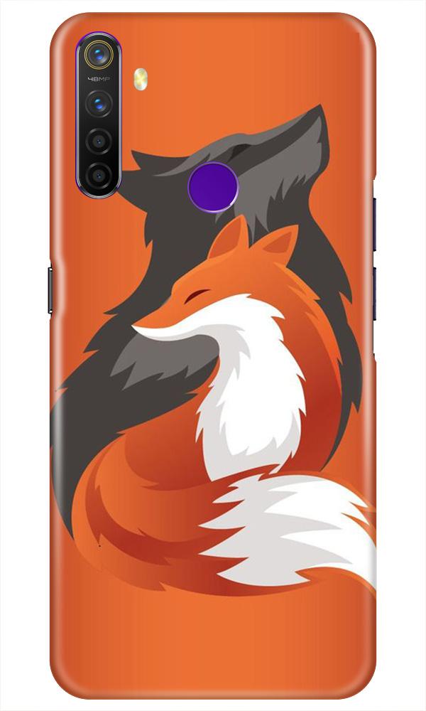 Wolf Mobile Back Case for Realme 5i (Design - 224) Wolf Case for Realme 5i (Design No. 224)