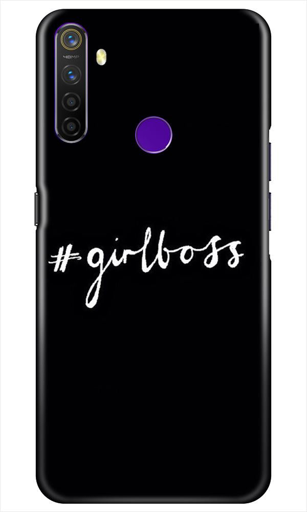 #GirlBoss Mobile Back Case for Realme 5i (Design - 266) #GirlBoss Case for Realme 5i (Design No. 266)